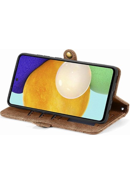 Samsung Galaxy Için Flip Case A52S 5g Darbeye Kapak Kapak Basit Cüzdan (Yurt Dışından) fırsatları