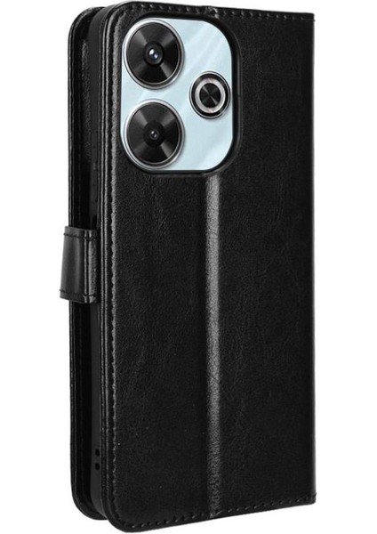 Xiaomi Poco M6 4g Kart Tutucu Kapak Çevirin Manyetik Cüzdan (Yurt Dışından)