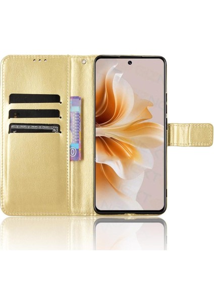 Oppo A3 Pro 5g Için Kılıf Manyetik Cüzdan Kapak Çevirin Kart Tutucu (Yurt Dışından)