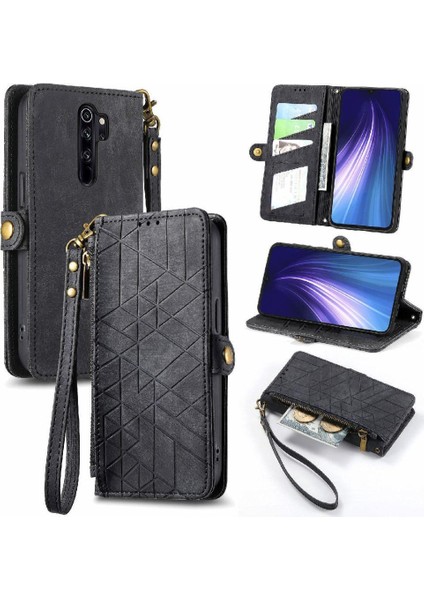 Xiaomi Redmi Not 8 Pro Için Flip Case Darbeye Basit Iş Çevirme (Yurt Dışından)