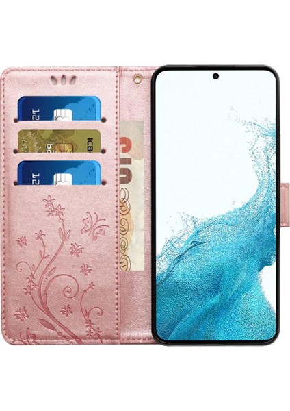 Samsung Galaxy S23 Artı Kart Tutucu Manyetik Kapatma Bilek Için Filp Durumda (Yurt Dışından)