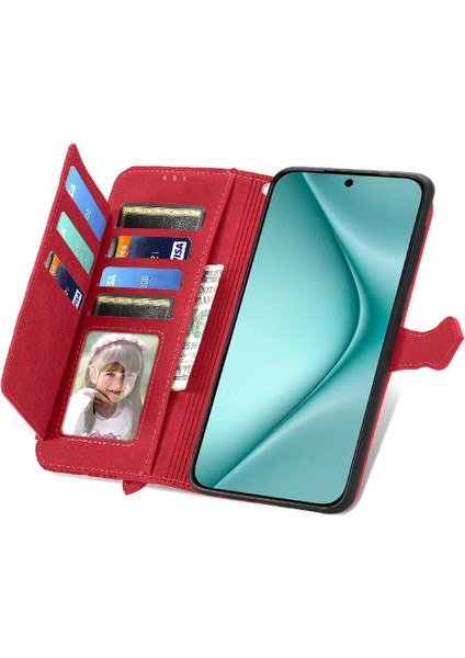 Huawei Pura 70 Flip Fermuar Tarzı Çoklu Kart Yuvası Cüzdan Için Flip Case (Yurt Dışından) indirimleri