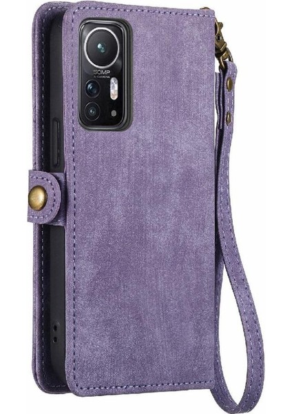 Xiaomi 12 Pro Flip Kapak Için Flip Case Basit Iş Deri Kılıf Cüzdan (Yurt Dışından) indirimleri