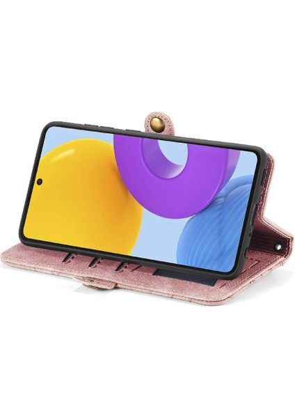 Samsung Galaxy M52 5g Cüzdan Darbeye Basit Iş Için Flip Case (Yurt Dışından)