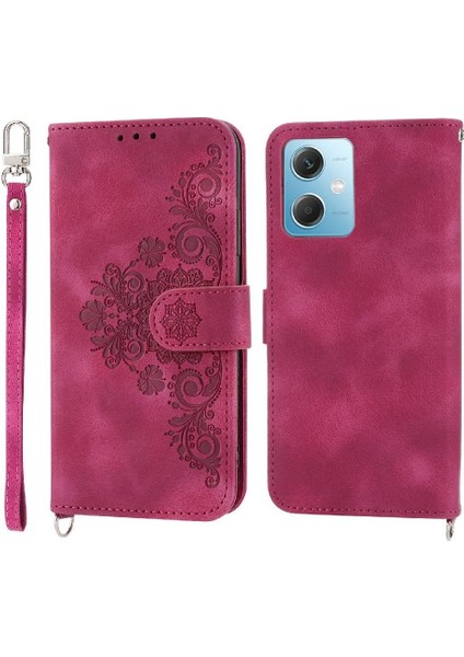Xiaomi Redmi Not 12 Için Flip Case 4g Bileklik Çoklu Kredi Kartı Yuvaları (Yurt Dışından)