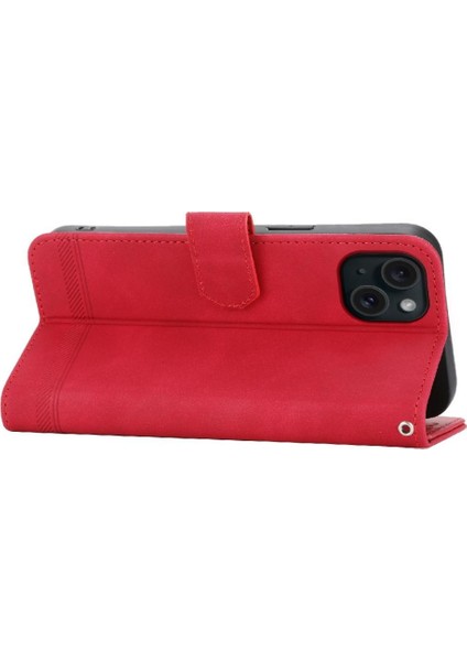 IPhone 15 Için Flip Case Artı Manyetik Kapatma Nakit Cep Premium Kart (Yurt Dışından) indirimleri
