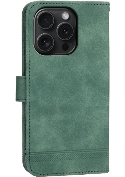 IPhone 15 Için Flip Case Pro Bileklik Kart Yuvaları Premium Manyetik Kapatma (Yurt Dışından) fırsatları