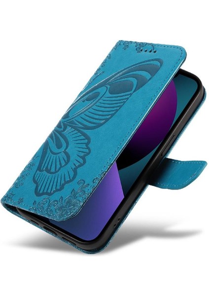 IPhone 14 Için Flip Case Artı Kredi Kartı Yuvası ile Deri (Yurt Dışından)