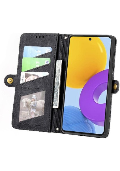 Samsung Galaxy M52 5g Cüzdan Darbeye Basit Iş Için Flip Case (Yurt Dışından)