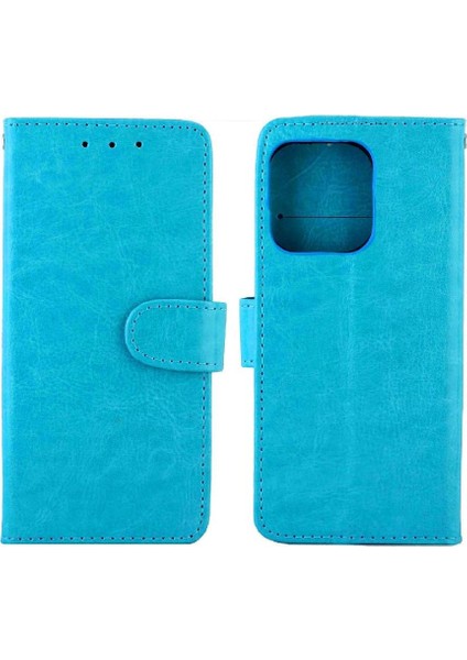 IPhone 15 Için Flip Case Pro Pu Deri Kart Tutucu Darbeye Kickstand (Yurt Dışından)