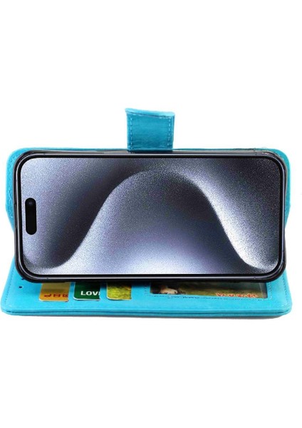 IPhone 15 Için Flip Case Pro Pu Deri Kart Tutucu Darbeye Kickstand (Yurt Dışından) fırsatları