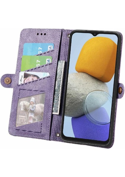 Samsung Galaxy M23 5g Darbeye Deri Kılıf Için Flip Case Basit Flip (Yurt Dışından) fırsatları
