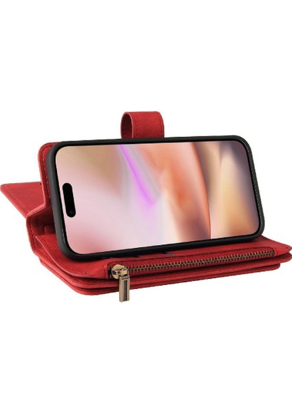 Kart Yuvası Pu ile IPhone 16 Artı Onbeş Kart Yuvaları Için Cüzdan Telefon Kılıfı (Yurt Dışından) fiyatları