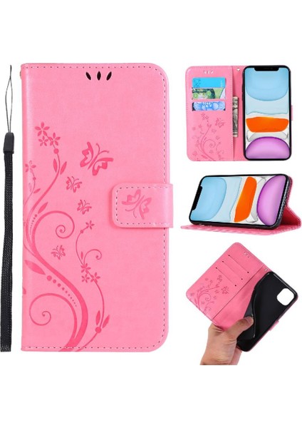 IPhone 12 Mini Pu Deri Kart Tutucu Kickstand Manyetik Için Filp Durumda (Yurt Dışından)