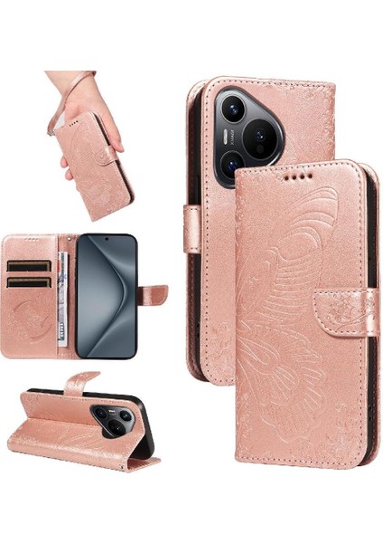 Huawei Pura 70 Için Flip Case Ayrılabilir El Kayışı Deri (Yurt Dışından)