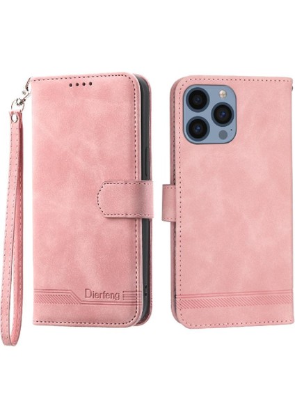 IPhone 14 Pro Nakit Cep Kartı Yuvaları Premium Bileklik Için Flip Case (Yurt Dışından)