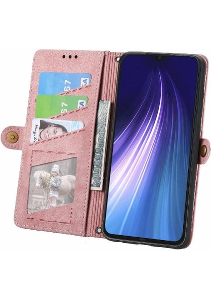 Xiaomi Redmi Not 8 Pro Için Flip Case Darbeye Basit Iş Çevirme (Yurt Dışından) modelleri