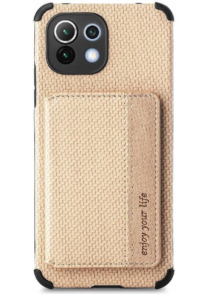 Xiaomi 11 Için Kılıf Standı Fonksiyonu Rfıd Engelleme Manyetik Kart Tutucu (Yurt Dışından) indirimleri