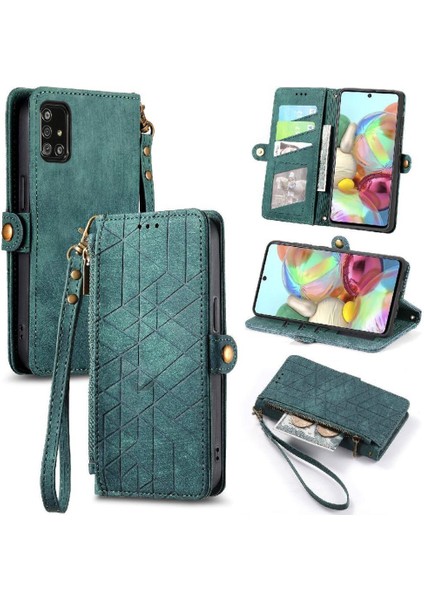 Samsung Galaxy A71 4g Için Flip Case Basit Iş Kapak Darbeye (Yurt Dışından)