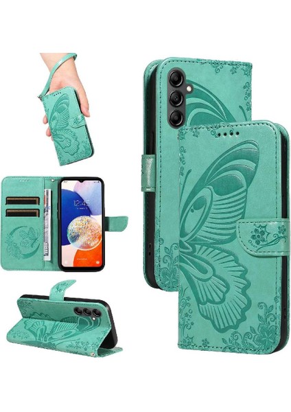 Samsung Galaxy A24 4g Ayrılabilir El Kayışı Için Flip Case (Yurt Dışından)