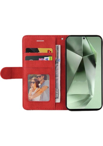 Samsung Galaxy S24 Fe Flip Için Flip Case Folio Kitap Dikiş Renk ile (Yurt Dışından) indirimleri