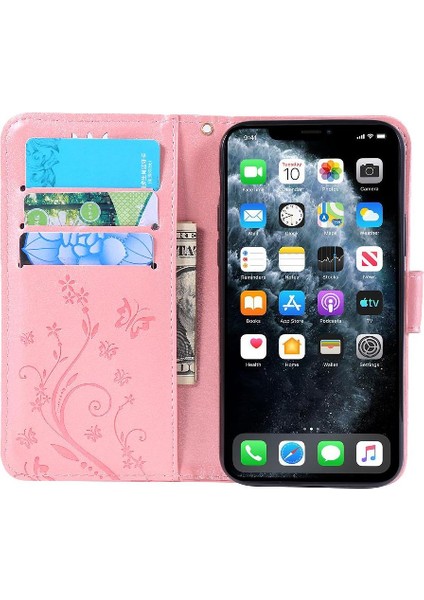 IPhone 12 Için Filp Durumda Pro Max Kart Tutucu Bilek Kayışı Pu Deri Kapatma (Yurt Dışından) fiyatları