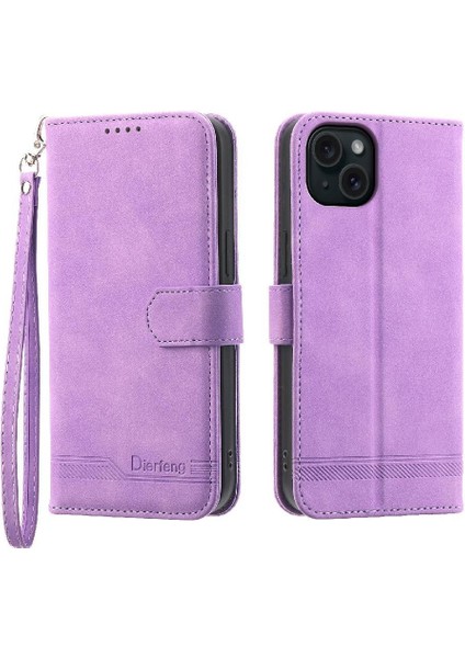 IPhone 15 Için Flip Case Artı Manyetik Kapatma Nakit Cep Premium Kart (Yurt Dışından) indirimleri