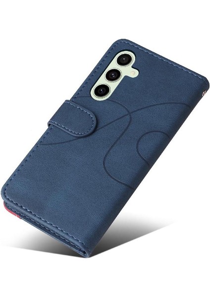 Samsung Galaxy S24 Fe Flip Için Flip Case Folio Kitap Dikiş Renk ile (Yurt Dışından) modelleri