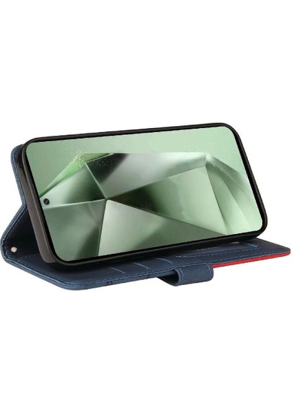 Samsung Galaxy S24 Fe Flip Için Flip Case Folio Kitap Dikiş Renk ile (Yurt Dışından) indirimleri