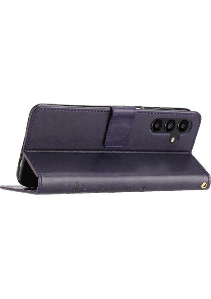 Samsung Galaxy M54 5g Için Filp Durumda Kart Tutucu Manyetik Kapatma Bilek Pu (Yurt Dışından) indirimleri