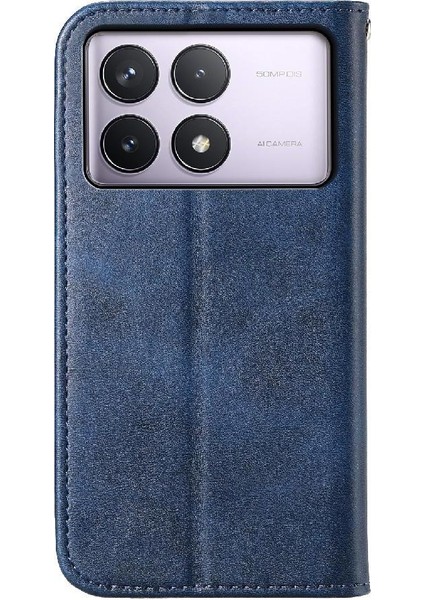 Xiaomi Poco F6 Pro 5g Için Flip Case Standı Cüzdan El Kayışı Eşkenar Dörtgen Şekli (Yurt Dışından)