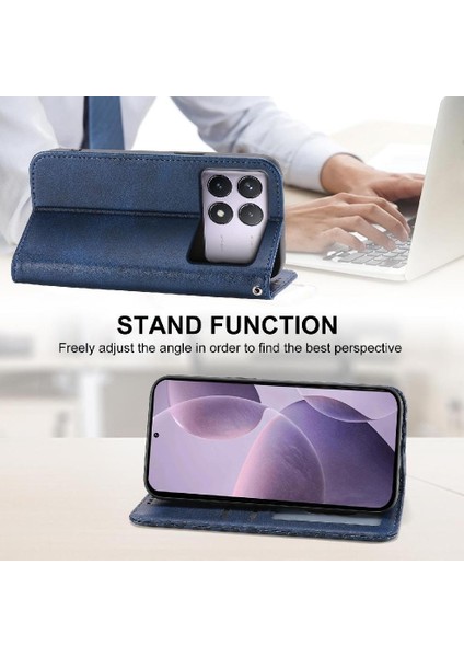 Xiaomi Poco F6 Pro 5g Için Flip Case Standı Cüzdan El Kayışı Eşkenar Dörtgen Şekli (Yurt Dışından)