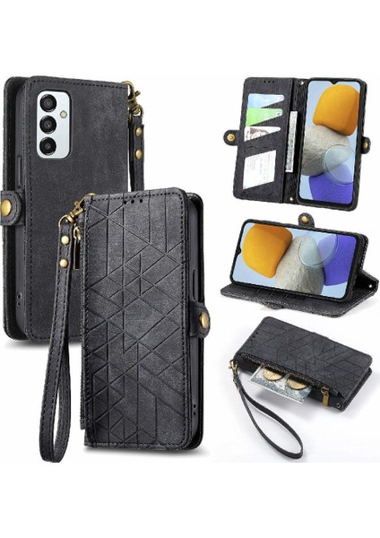 Samsung Galaxy M23 5g Darbeye Deri Kılıf Için Flip Case Basit Flip (Yurt Dışından)