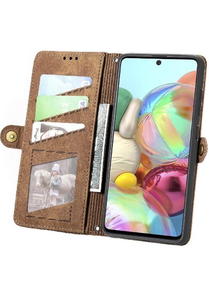 Samsung Galaxy A71 4g Için Flip Case Basit Iş Kapak Darbeye (Yurt Dışından) indirimleri