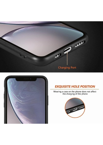 IPhone Xr Camo Tasarım Kablosuz Şarj Özgürlüğü Hafif Anti (Yurt Dışından)