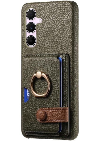 Samsung Galaxy Case 5g Halka Standı Premium Dokulu Deri Kart (Yurt Dışından) modelleri