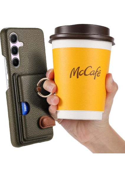 Samsung Galaxy Case 5g Halka Standı Premium Dokulu Deri Kart (Yurt Dışından) indirimleri