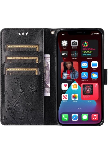 IPhone 15 Için Filp Durumda Pro Manyetik Kapatma Kart Tutucu Pu Deri Bilek (Yurt Dışından) fiyatları