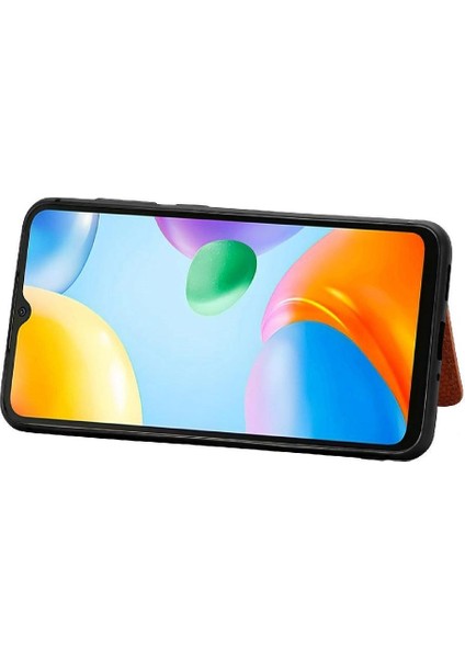Xiaomi Redmi 10C Manyetik Kart Tutucu Rfıd Engelleme Standı Kamera Için Kılıf (Yurt Dışından)