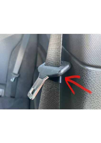 GadgetGurme 5 Adet Ünıversal Emniyet Kemeri Sabitleme Aparatı-Emniyet Kemeri Tutucu 5 Adet Tüm Araçlara Uygun