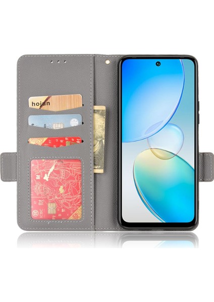 Infinix Sıcak 12 Manyetik Yan Toka Cüzdan Pu Deri Kart Yuvaları Için Kılıf (Yurt Dışından) fırsatları