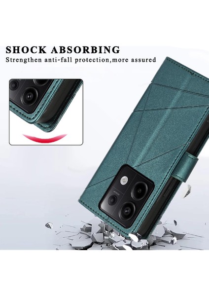 Xiaomi Redmi Not 13 Pro Için Flip Case Üç Kart Yuvaları Kickstand Şok (Yurt Dışından) indirimleri