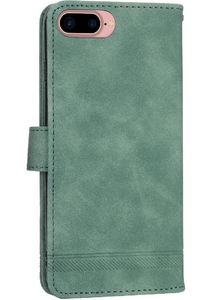IPhone 7 Için Flip Case Artı/8 Artı Bileklik Kart Yuvaları Premium Manyetik (Yurt Dışından) fırsatları
