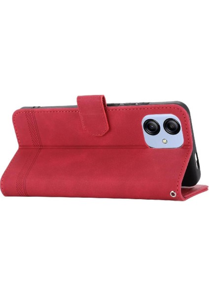 Samsung Galaxy A04E Bileklik Premium Manyetik Kapatma Kartı Için Flip Case (Yurt Dışından) modelleri