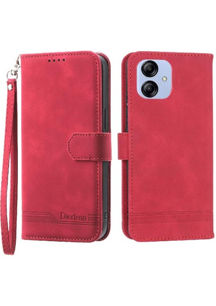 Samsung Galaxy A04E Bileklik Premium Manyetik Kapatma Kartı Için Flip Case (Yurt Dışından) indirimleri