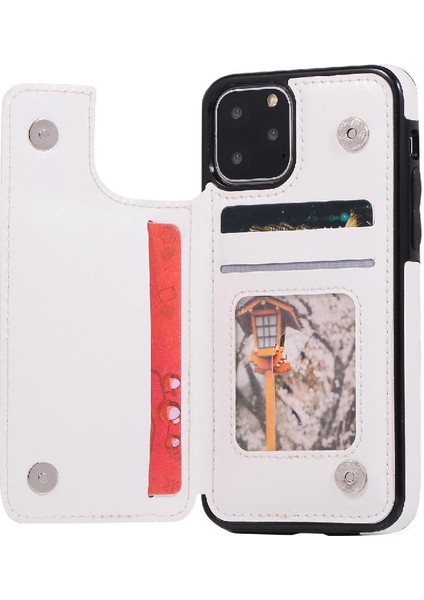 Kart Tutucu Kickstand ile IPhone 11 Pro Max Pu Deri Için Cüzdan Kılıf (Yurt Dışından) indirimleri