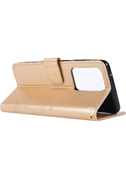 Samsung Galaxy S20 Ultra Kart Tutucu Için Pu Deri Kickstand Durumda (Yurt Dışından)