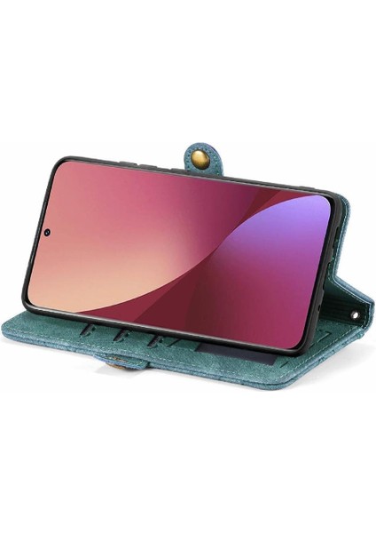 Xiaomi 12 Pro Flip Kapak Için Flip Case Basit Iş Deri Kılıf Cüzdan (Yurt Dışından) modelleri