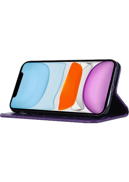 IPhone 12 Mini Pu Deri Kart Tutucu Kickstand Manyetik Için Filp Durumda (Yurt Dışından) fiyatları