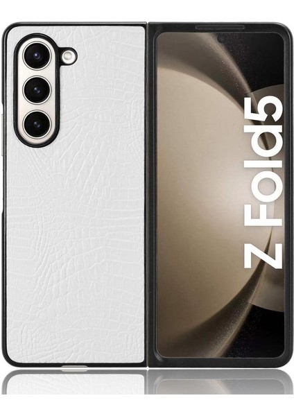 Samsung Galaxy Z Için Şık Klasik Durumda Kat 5 Klasik Timsah Moda (Yurt Dışından) modelleri